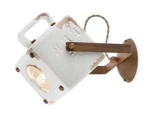 INDUSTRIAL - Adjustable ceramic wall light - Wall lamp by FERROLUCE