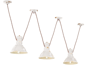 INDUSTRIAL - Ceramic chandelier - Ceiling lamp by FERROLUCE