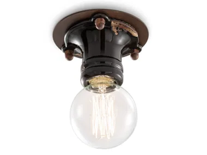 PIPES - Ceramic ceiling lamp - Ceiling lamp by FERROLUCE