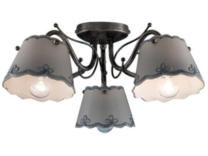RAVENNA - Ceramic ceiling lamp with fixed arm - Ceiling lamp by FERROLUCE