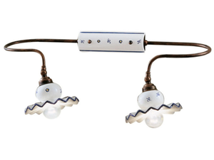 ROMA - Adjustable ceramic wall light with fixed arm - Wall lamp by FERROLUCE