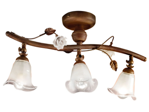 SIENA - Adjustable ceramic ceiling lamp with fixed arm - Ceiling lamp by FERROLUCE