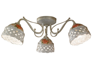 VERONA - Ceramic ceiling lamp with fixed arm - Ceiling lamp by FERROLUCE