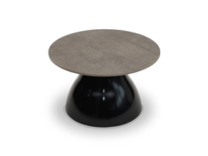 FUNGO SMALL - Round ceramic garden side table - Side table by Fischer Möbel