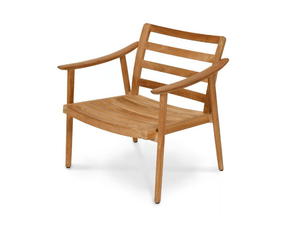 KENO - Teak garden armchair with armrests - Armchair by Fischer Möbel