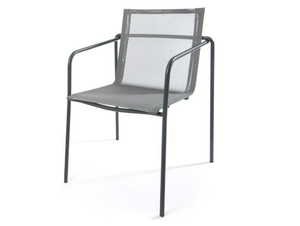 TAKU - Stackable garden chair with armrests - Chair by Fischer Möbel