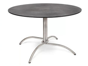 TAKU - Stainless steel and fm-ceramtop garden table - Table by Fischer Möbel