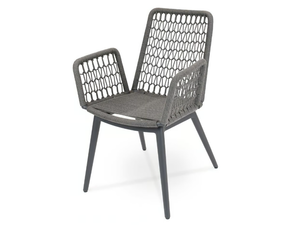 WING LIGHT - Aluminium and fabric garden chair - Chair by Fischer Möbel