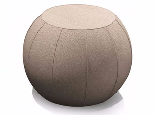 BINGO - Round Eco-leather pouf - Pouf by FIT INTERIORS
