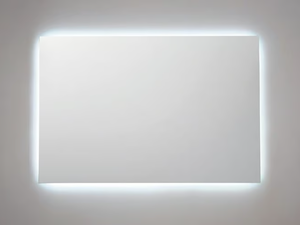 FRAME - Wall-mounted rectangular mirror with integrated lighting - Sanitary accessories by FIT INTERIORS