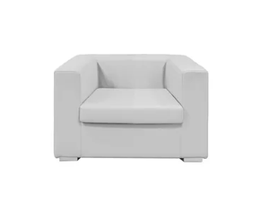 PERLA - Eco-leather armchair with fire retardant padding - Armchair by FIT INTERIORS