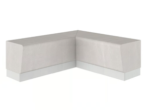ROUND - Backless Eco-leather bench seating - Bench by FIT INTERIORS