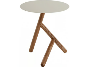 BASILE - Round wooden coffee table - Coffee table by Flam & Luce