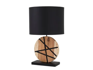 GAYA - Natural fibre table lamp - Table lamp by Flam & Luce