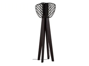 HELIO - Wooden floor lamp - Floor lamp by Flam & Luce
