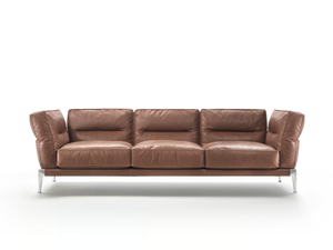 ADDA - Sectional leather sofa - Sofa by Flexform