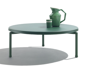 ALCAMO - Aluminium garden side table - Side table by Flexform