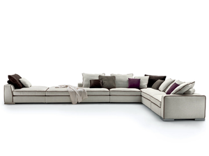 ARMAND - Sectional fabric sofa with removable cover - Sofa by Flexform