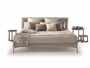 FEEL GOOD - FEEL GOOD TEN - Fabric double bed with upholstered headboard - Bed frame by Flexform