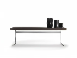 FLY - Rectangular wooden table - Table by Flexform