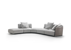 VULCANO OUTDOOR - Sectional fabric garden sofa - Sofa by Flexform
