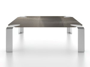 FLOW - Square crystal coffee table - Coffee table by F.lli Orsenigo