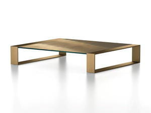 RING - Crystal and steel coffee table - Coffee table by F.lli Orsenigo
