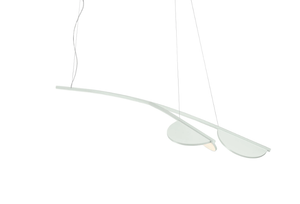 ALMENDRA S2 Y SHORT - Swivel aluminium pendant lamp - Ceiling lamp by Flos