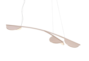 ALMENDRA S3 Y SHORT - Swivel aluminium pendant lamp - Ceiling lamp by Flos