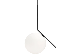 IC LIGHTS S2 - Metal and glass pendant lamp - Ceiling lamp by Flos