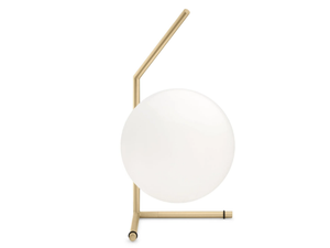 IC LIGHTS T1 LOW - Blown glass and metal table lamp - Table lamp by Flos