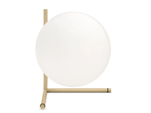 IC LIGHTS T2 - Blown glass and metal table lamp - Table lamp by Flos