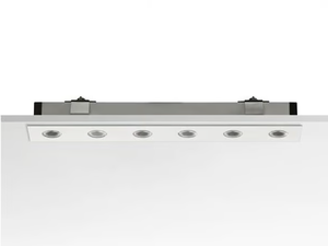 LED CURTAIN - Aluminium linear lighting profile for downlights - Ceiling lamp by Flos