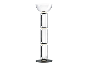 NOCTAMBULE FLOOR HIGH CYLINDER BOWL - LED blown glass floor lamp - Floor lamp by Flos