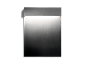 REAL MATTER - LED stainless steel wall lamp - Wall lamp by Flos