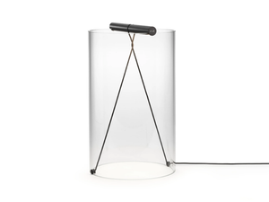 TO-TIE T2 - LED glass and aluminium table lamp - Table lamp by Flos