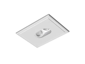 USB ROUND 2L W-W - Halogen rectangular ceiling spotlight - Functional light by Flos