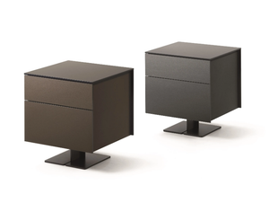 JUTA - Rectangular bedside table with drawers - Side table by Flou