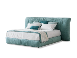 LAYLA - Double bed with removable cover - Bed frame by Flou