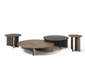 PIERRE - Round metal coffee table - Coffee table by Flou