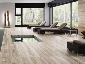 TRAVERTINO - Porcelain stoneware wall tiles with marble effect - Wall tile-stone-brick by FMG