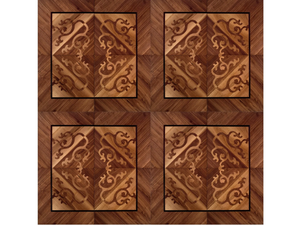 HERITAGE PANELS FIRENZE - Inlaid wooden parquet - Panels by FOGLIE D'ORO