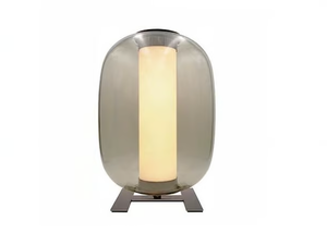 MERIDIANO - LED glass and metal table lamp _ FontanaArte - Table lamp by Fontana Arte