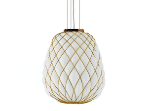 PINECONE - Glass and metal pendant lamp _ FontanaArte - Ceiling lamp by Fontana Arte