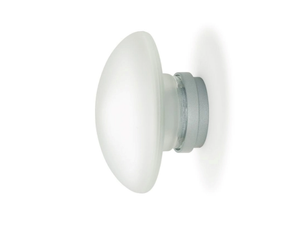 SILLABA - Sandblasted glass wall light _ FontanaArte - Wall lamp by Fontana Arte
