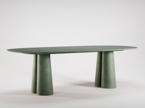 FUSTO OVAL TABLE - Oval cement table - Table by Forma&Cemento