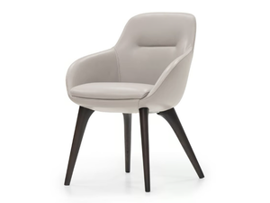 KOWLOON - Upholstered leather chair - Chair by formitalia luxury group