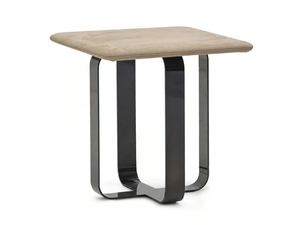 V211 - Square leather coffee table - Coffee table by formitalia luxury group