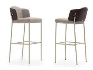 V242 - High upholstered fabric stool - Stool by formitalia luxury group