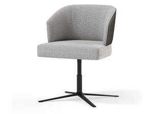 V249/B - Upholstered chair with 4-spoke base - Chair by formitalia luxury group